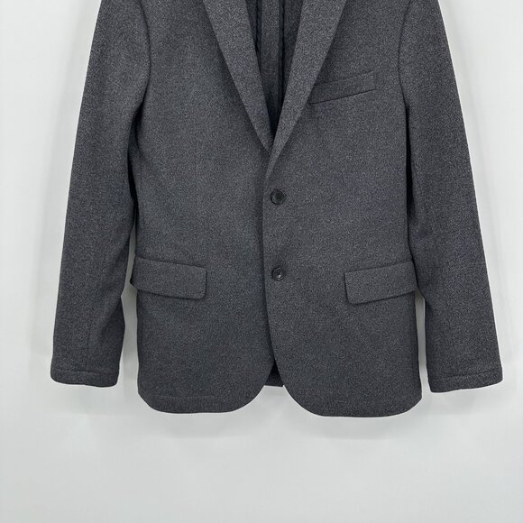 BEAUTY & YOUTH UNITED ARROWS jacket blazer sport coat polyester knit gray M - Picture 3 of 8